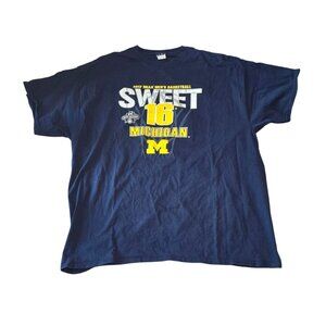 University of Michigan T-Shirt 2017 Basketball Sweet Sixteen 2XL 2X XXL NCAA